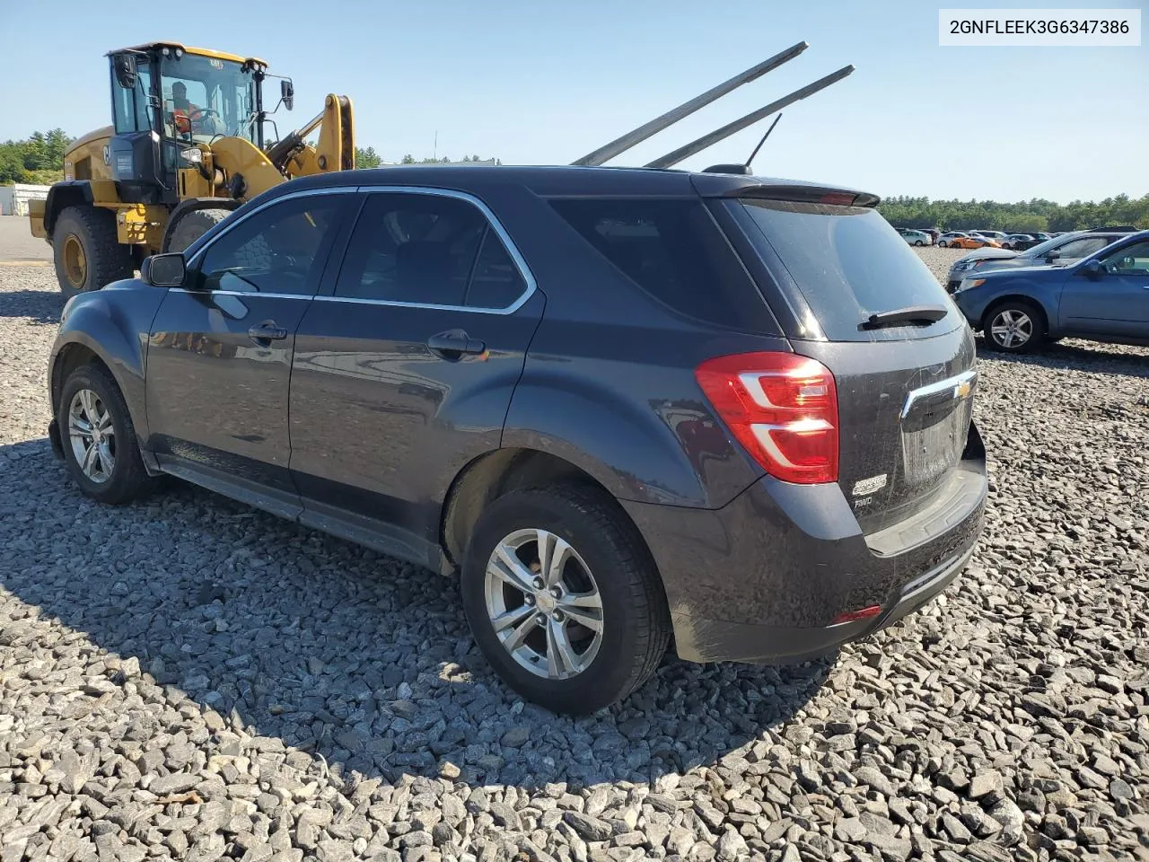 2016 Chevrolet Equinox Ls VIN: 2GNFLEEK3G6347386 Lot: 70197884