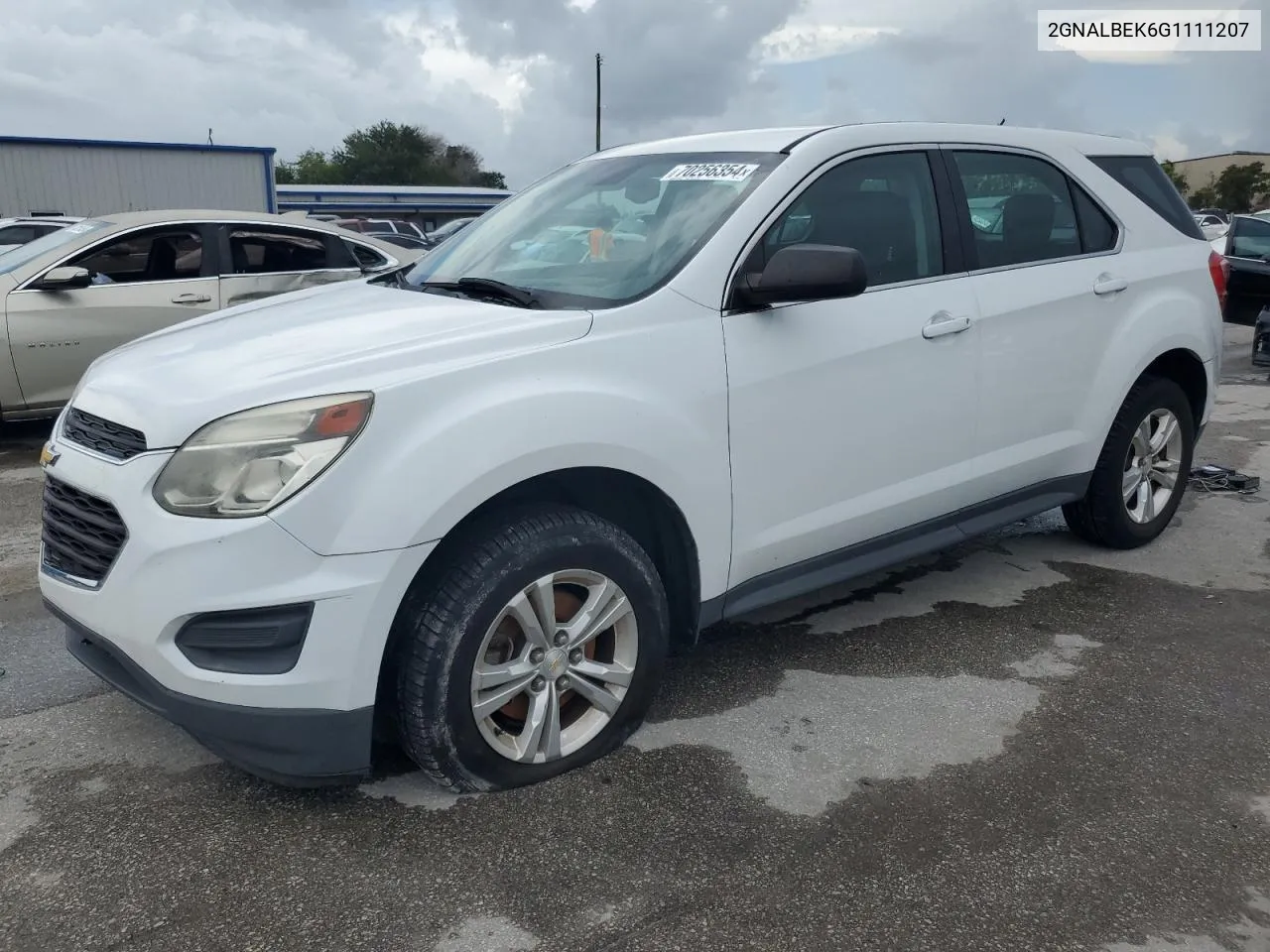 2GNALBEK6G1111207 2016 Chevrolet Equinox Ls