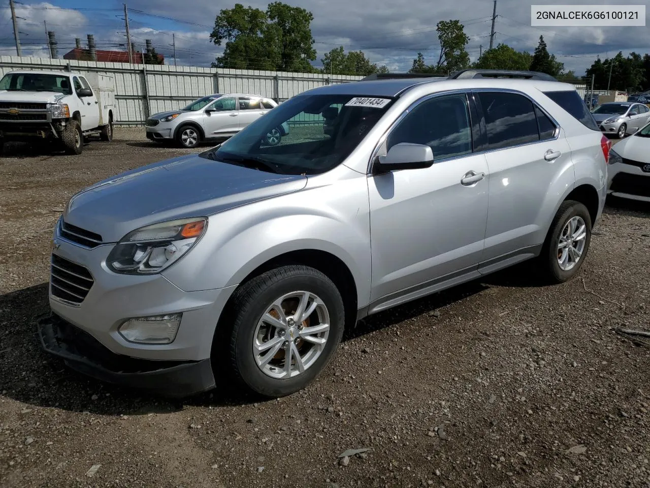 2016 Chevrolet Equinox Lt VIN: 2GNALCEK6G6100121 Lot: 70401434