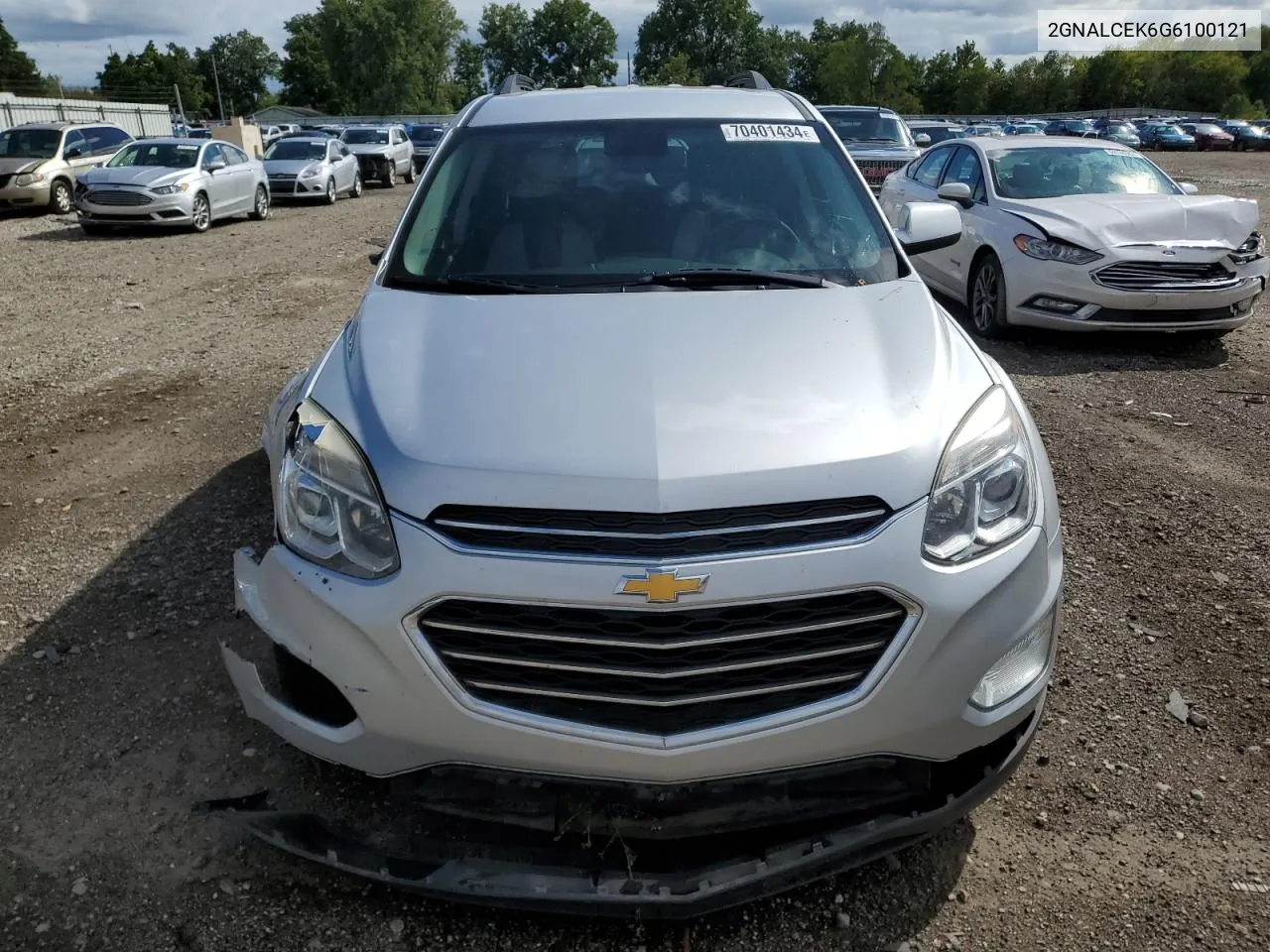 2016 Chevrolet Equinox Lt VIN: 2GNALCEK6G6100121 Lot: 70401434