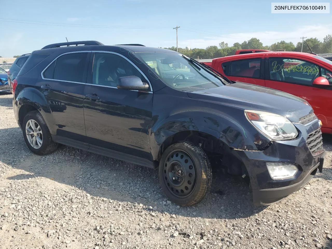 2016 Chevrolet Equinox Lt VIN: 2GNFLFEK7G6100491 Lot: 70456224