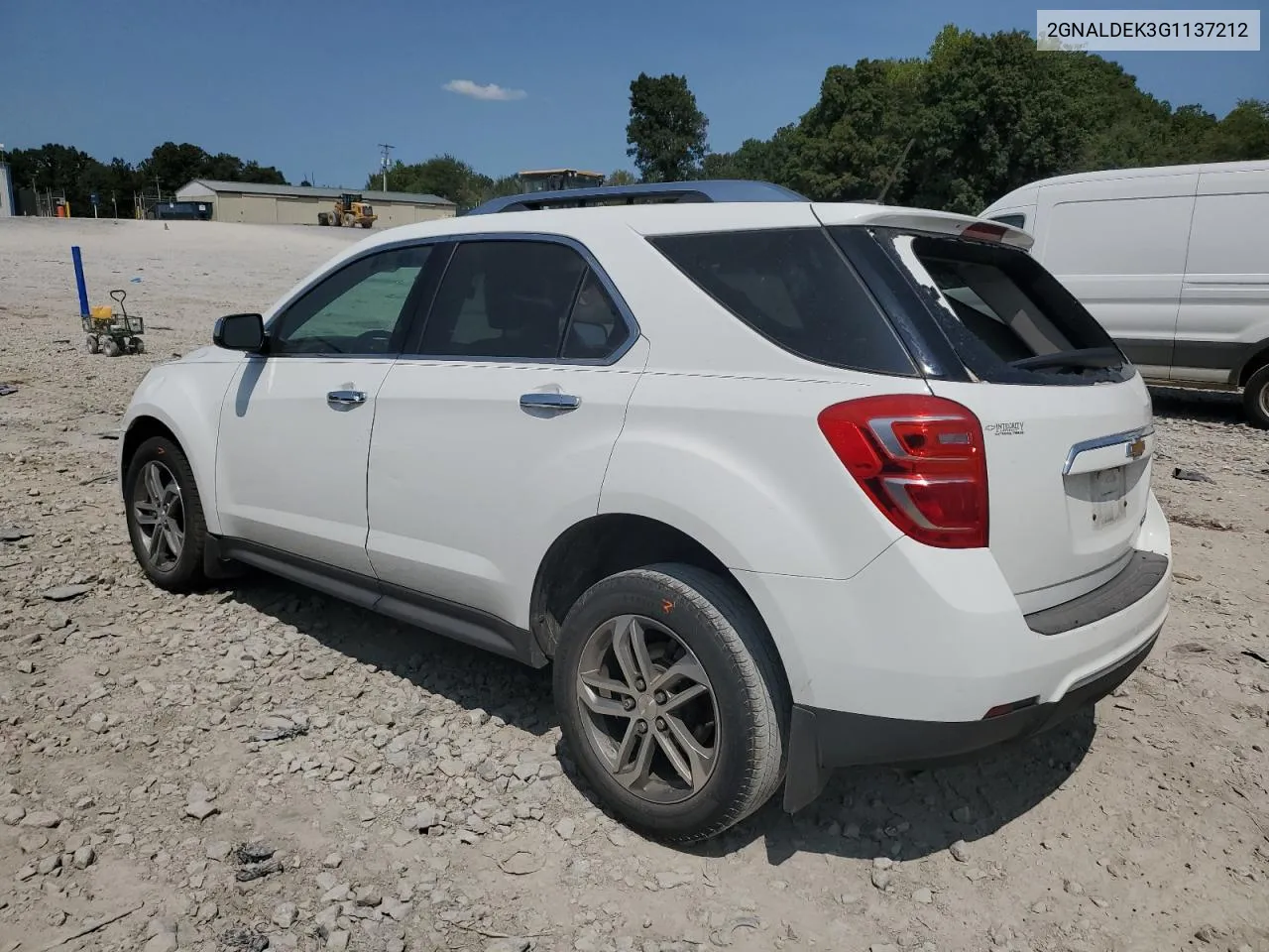 2016 Chevrolet Equinox Ltz VIN: 2GNALDEK3G1137212 Lot: 70580824