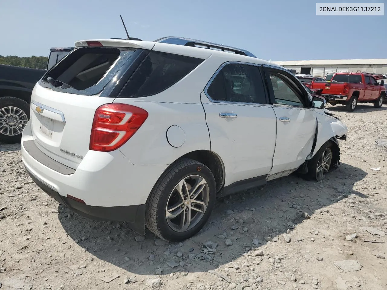 2016 Chevrolet Equinox Ltz VIN: 2GNALDEK3G1137212 Lot: 70580824