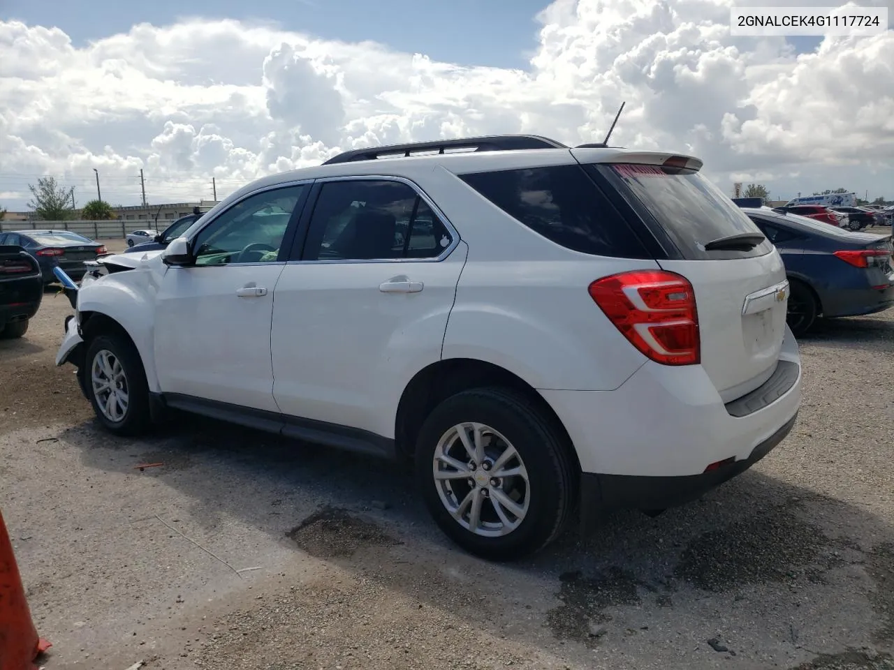 2GNALCEK4G1117724 2016 Chevrolet Equinox Lt