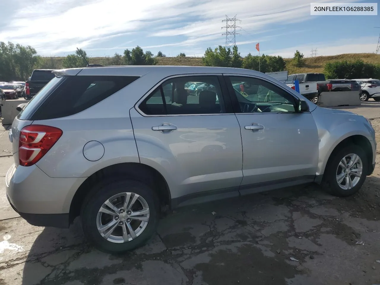 2016 Chevrolet Equinox Ls VIN: 2GNFLEEK1G6288385 Lot: 70703614