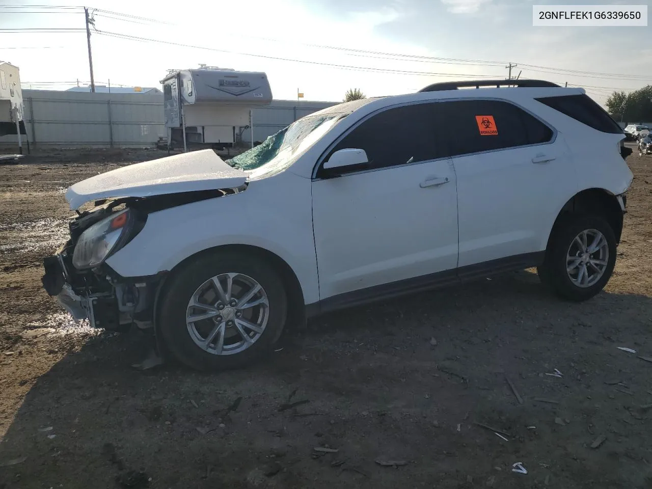 2016 Chevrolet Equinox Lt VIN: 2GNFLFEK1G6339650 Lot: 70883194