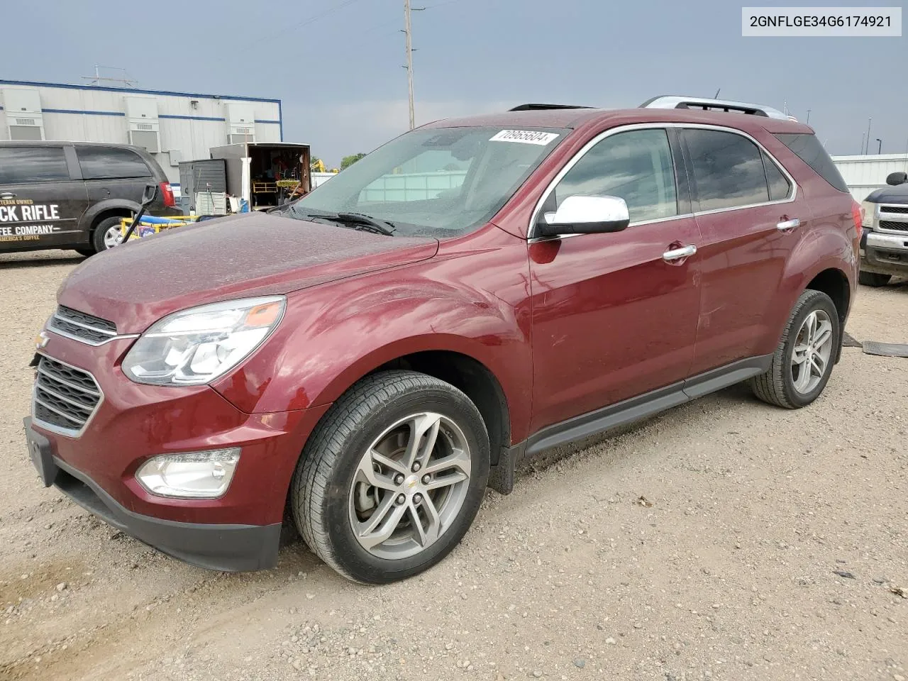 2016 Chevrolet Equinox Ltz VIN: 2GNFLGE34G6174921 Lot: 70965604