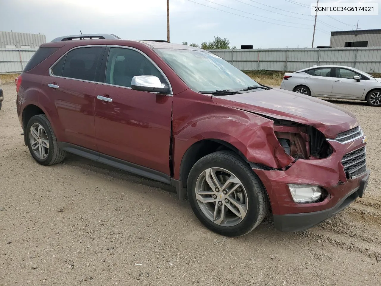 2016 Chevrolet Equinox Ltz VIN: 2GNFLGE34G6174921 Lot: 70965604