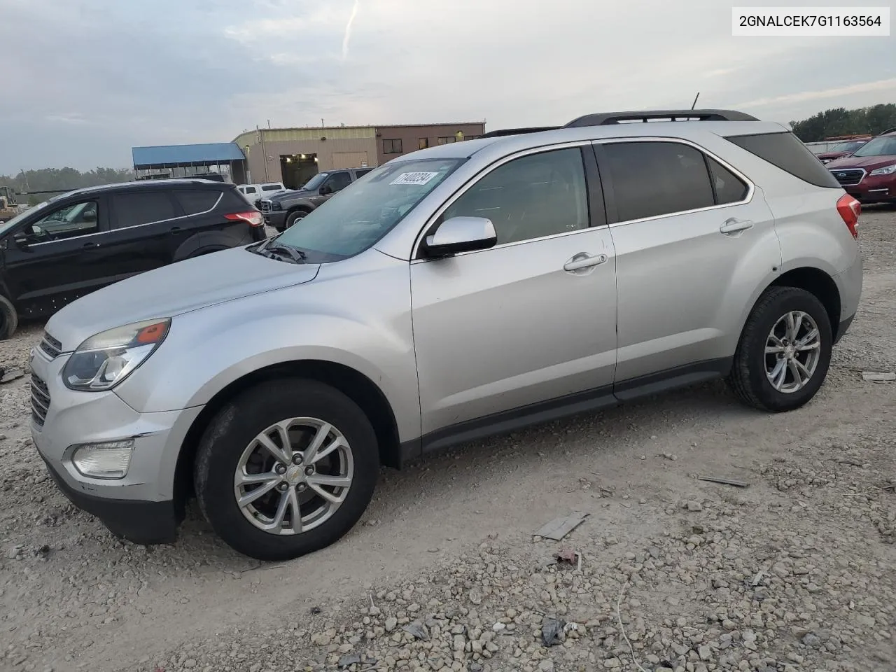 2016 Chevrolet Equinox Lt VIN: 2GNALCEK7G1163564 Lot: 71400234