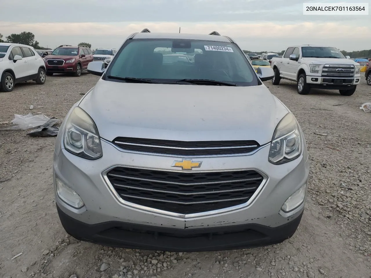 2016 Chevrolet Equinox Lt VIN: 2GNALCEK7G1163564 Lot: 71400234