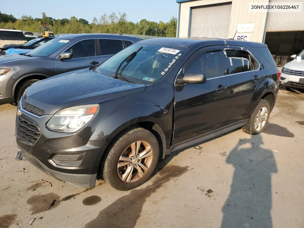 2016 Chevrolet Equinox Ls VIN: 2GNFLEEK1G6226467 Lot: 71414174