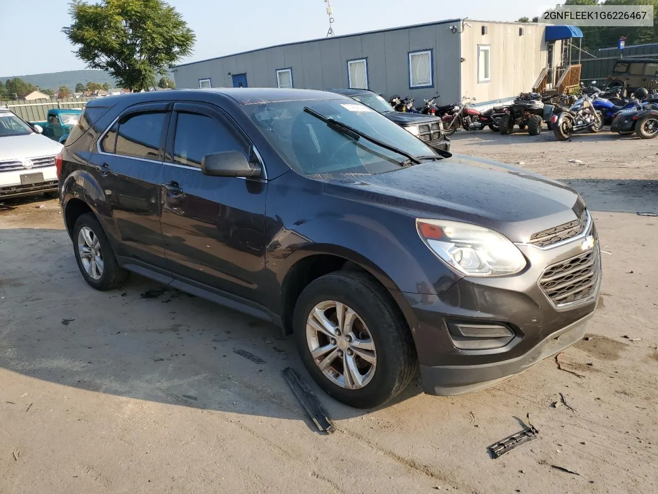 2016 Chevrolet Equinox Ls VIN: 2GNFLEEK1G6226467 Lot: 71414174