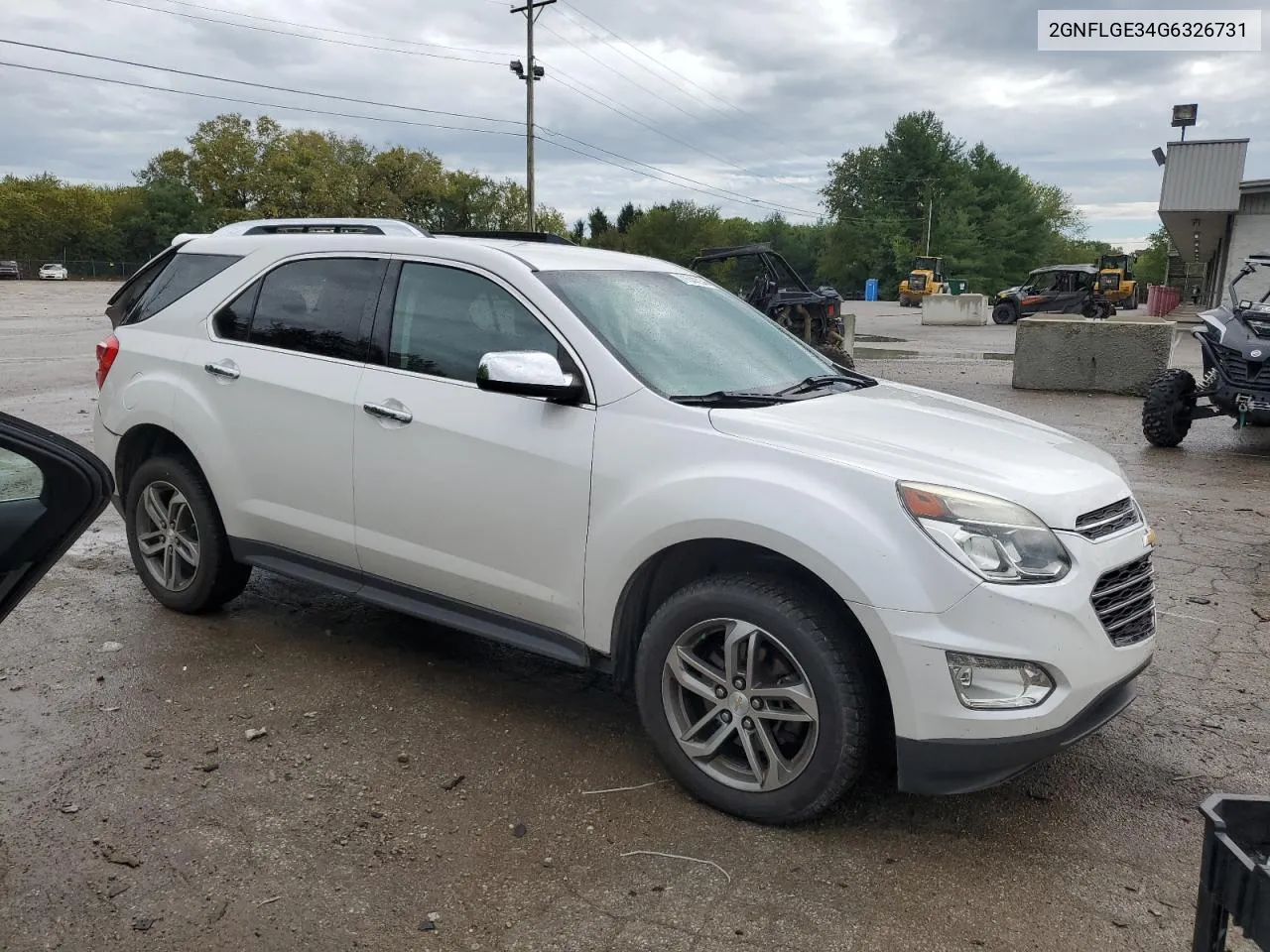 2016 Chevrolet Equinox Ltz VIN: 2GNFLGE34G6326731 Lot: 71544034