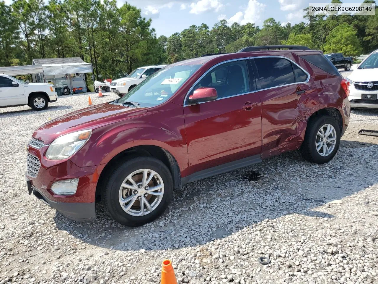 2016 Chevrolet Equinox Lt VIN: 2GNALCEK9G6208149 Lot: 71664074