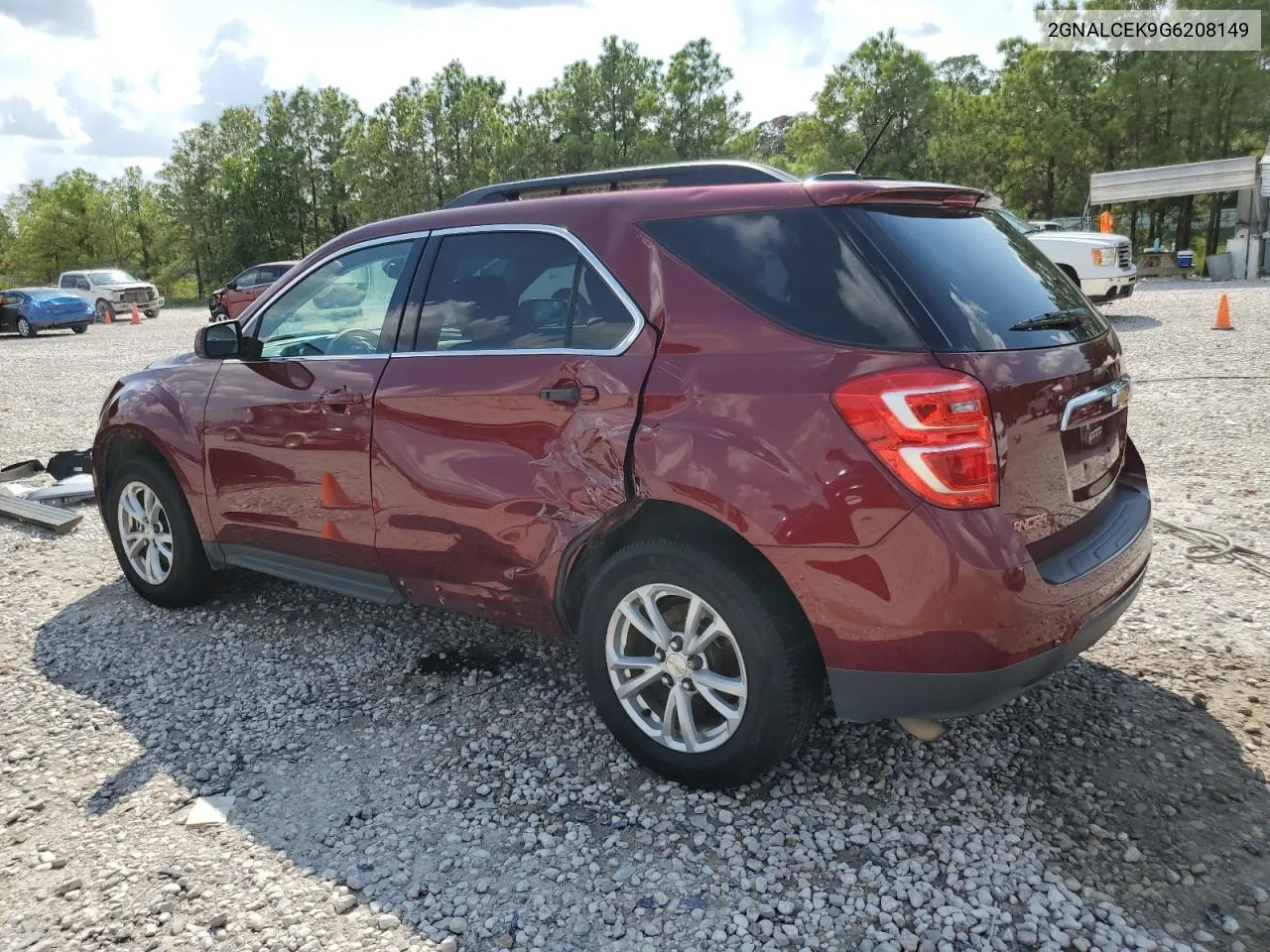 2016 Chevrolet Equinox Lt VIN: 2GNALCEK9G6208149 Lot: 71664074