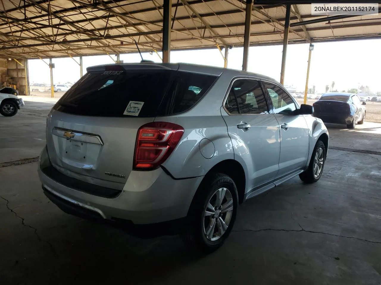 2016 Chevrolet Equinox Ls VIN: 2GNALBEK2G1152174 Lot: 71677864