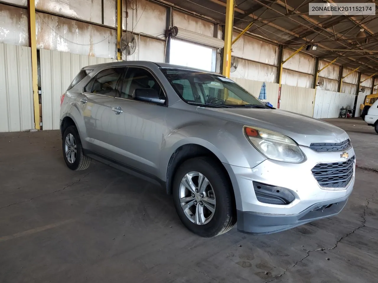 2016 Chevrolet Equinox Ls VIN: 2GNALBEK2G1152174 Lot: 71677864