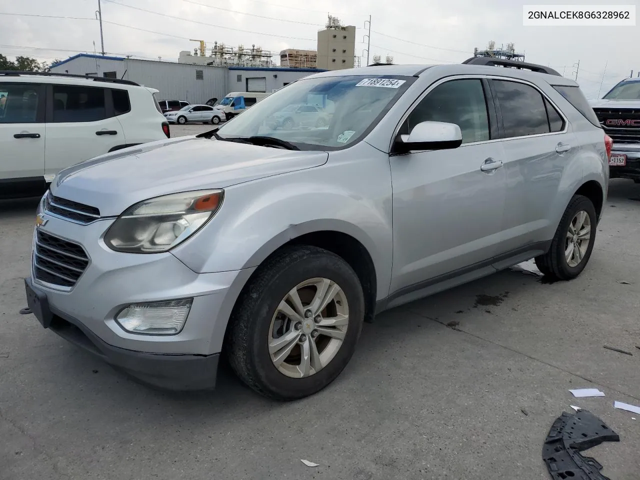 2016 Chevrolet Equinox Lt VIN: 2GNALCEK8G6328962 Lot: 71891254