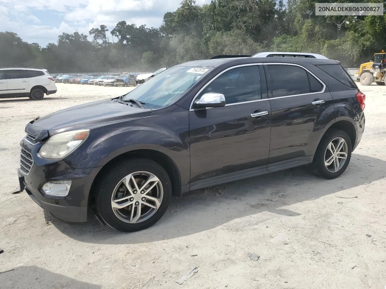 2016 Chevrolet Equinox Ltz VIN: 2GNALDEK8G6300827 Lot: 71942874