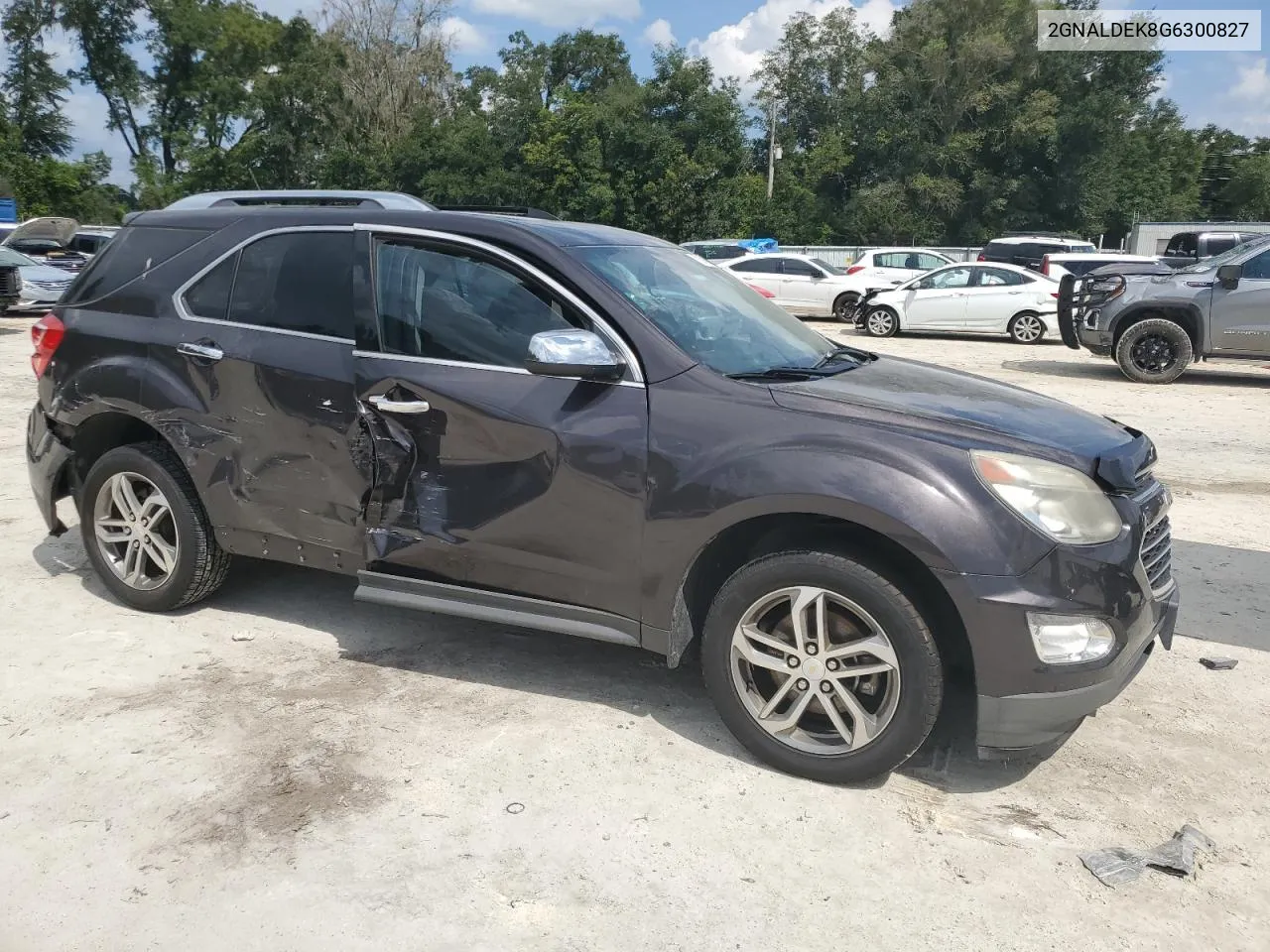 2016 Chevrolet Equinox Ltz VIN: 2GNALDEK8G6300827 Lot: 71942874