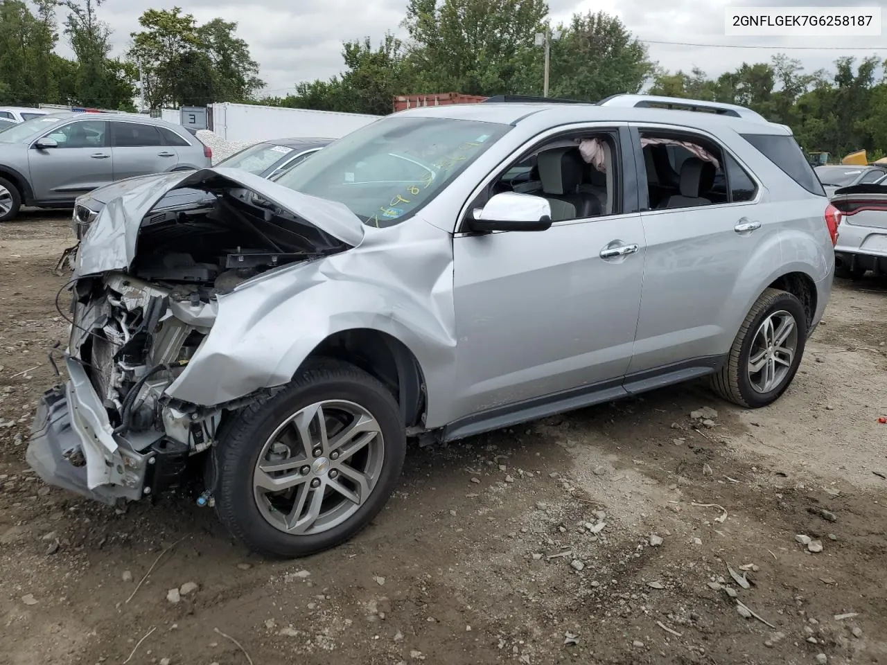 2016 Chevrolet Equinox Ltz VIN: 2GNFLGEK7G6258187 Lot: 71985364