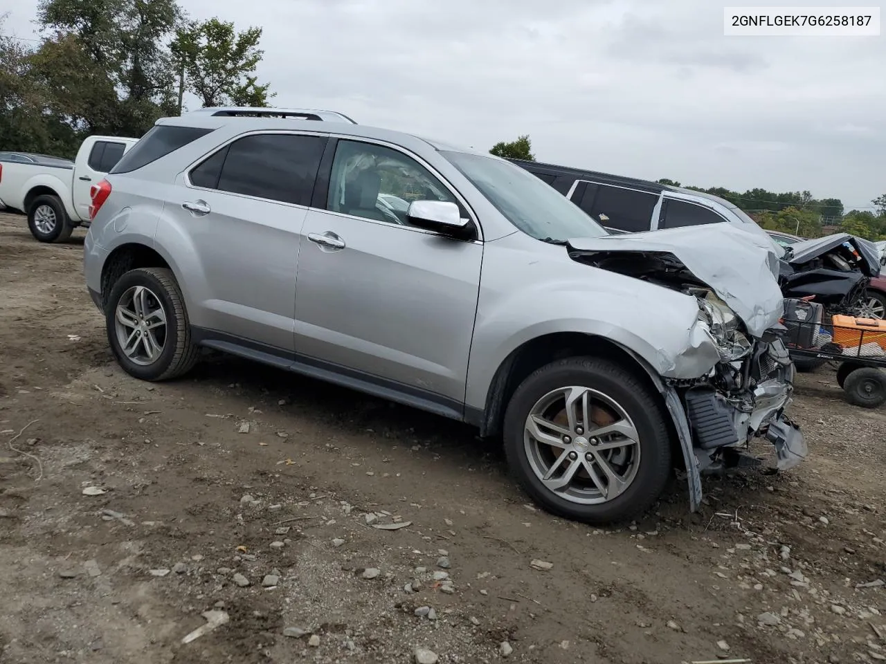 2016 Chevrolet Equinox Ltz VIN: 2GNFLGEK7G6258187 Lot: 71985364