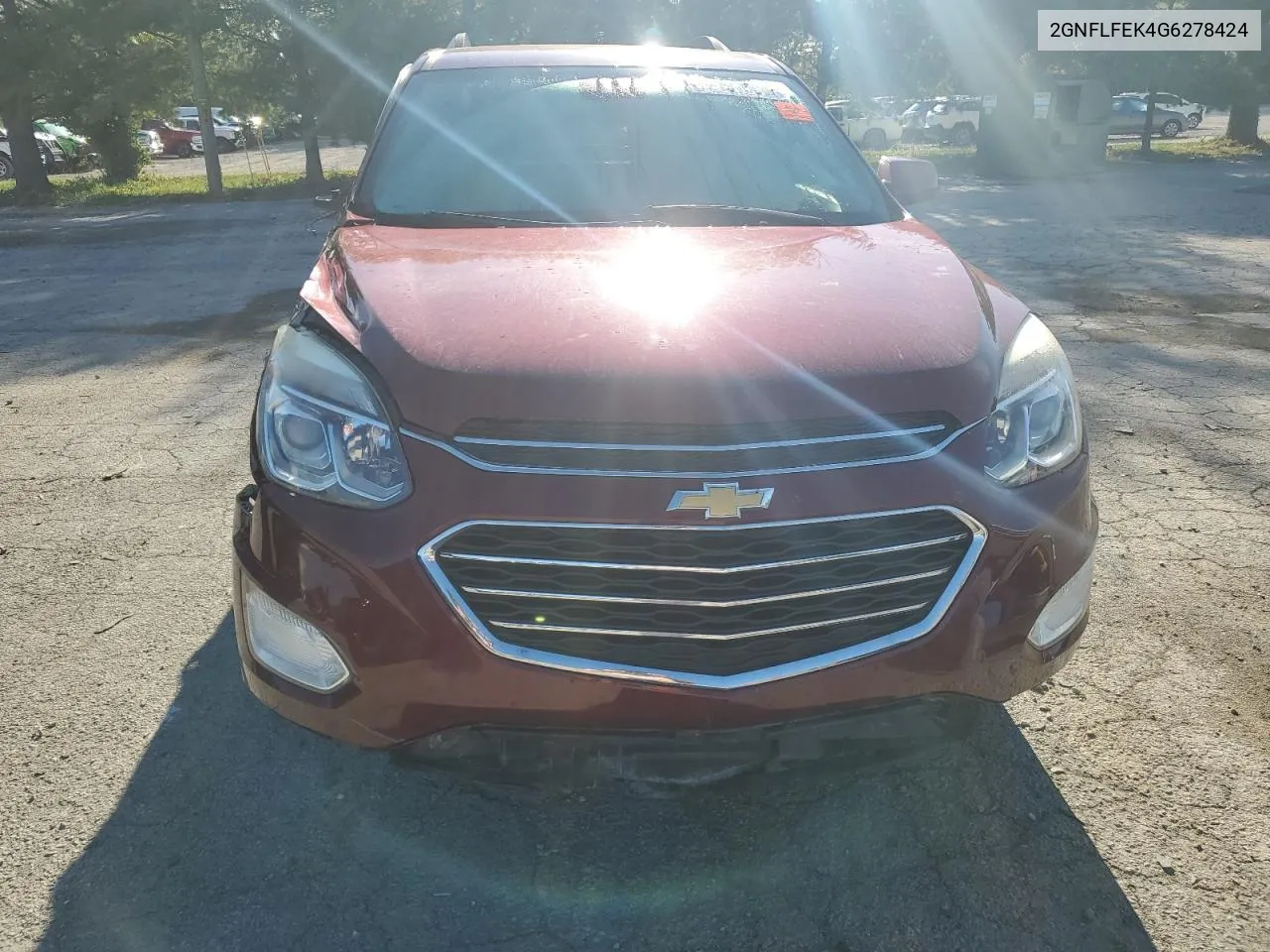 2016 Chevrolet Equinox Lt VIN: 2GNFLFEK4G6278424 Lot: 72131534