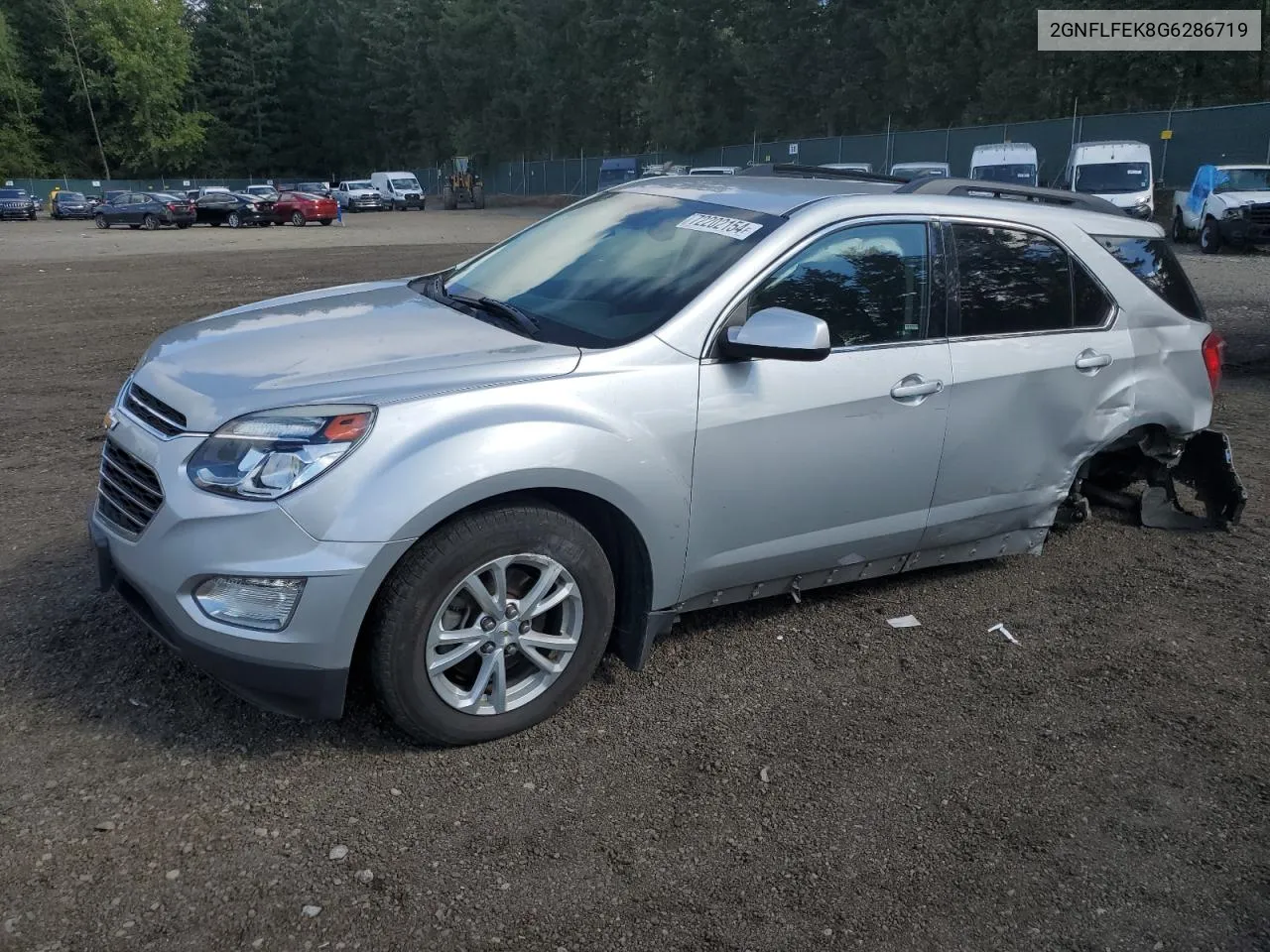 2016 Chevrolet Equinox Lt VIN: 2GNFLFEK8G6286719 Lot: 72202154