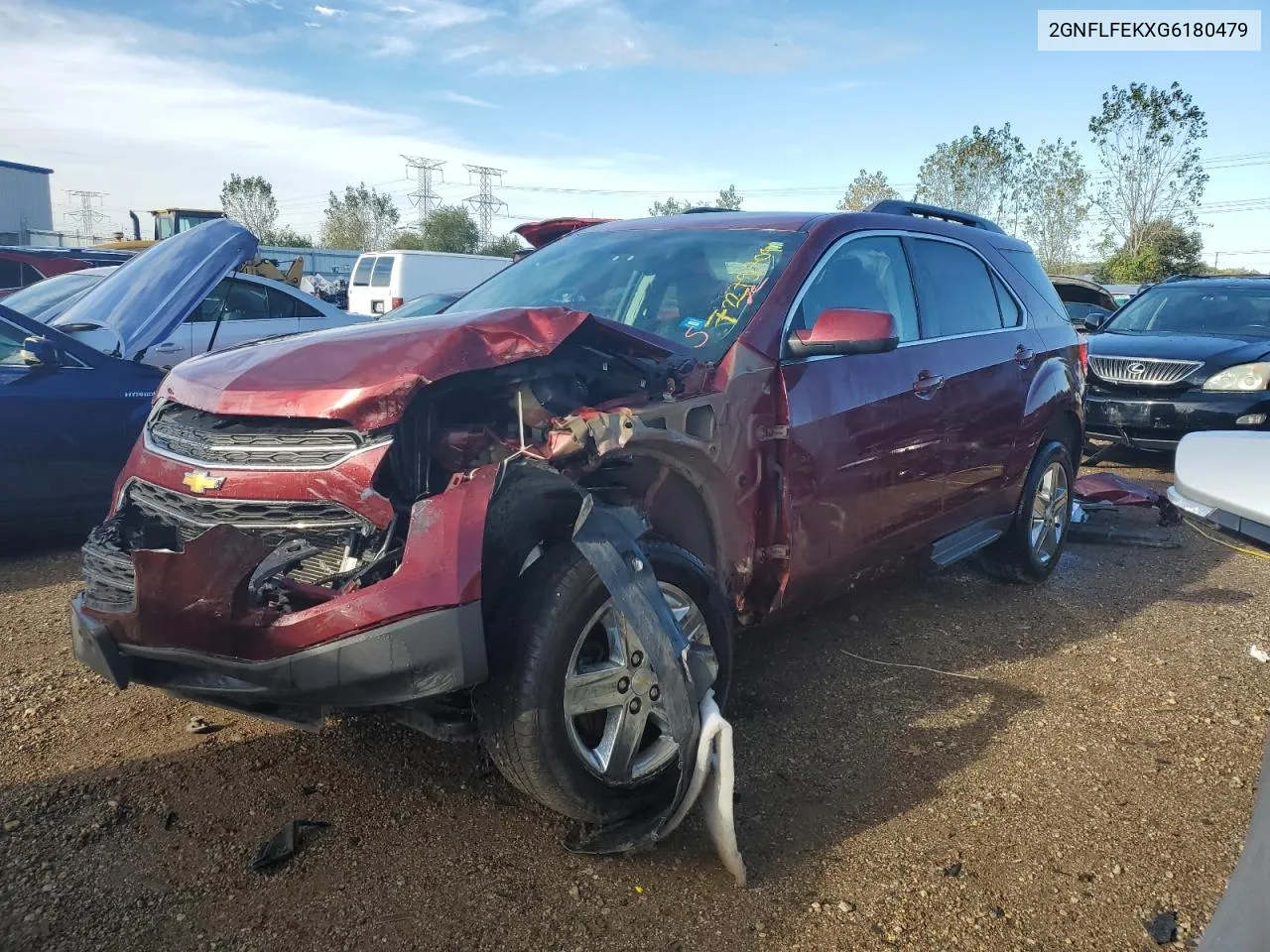 2016 Chevrolet Equinox Lt VIN: 2GNFLFEKXG6180479 Lot: 72275404