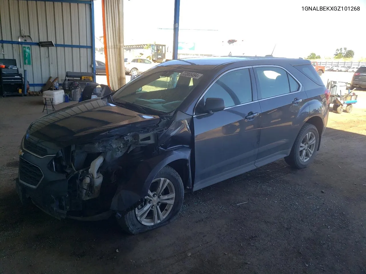 2016 Chevrolet Equinox Ls VIN: 1GNALBEKXGZ101268 Lot: 72365494