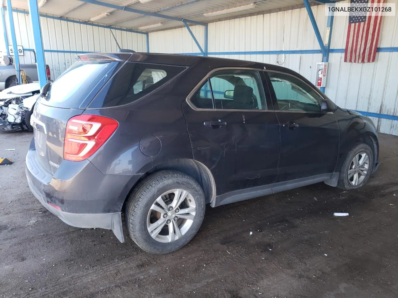 2016 Chevrolet Equinox Ls VIN: 1GNALBEKXGZ101268 Lot: 72365494