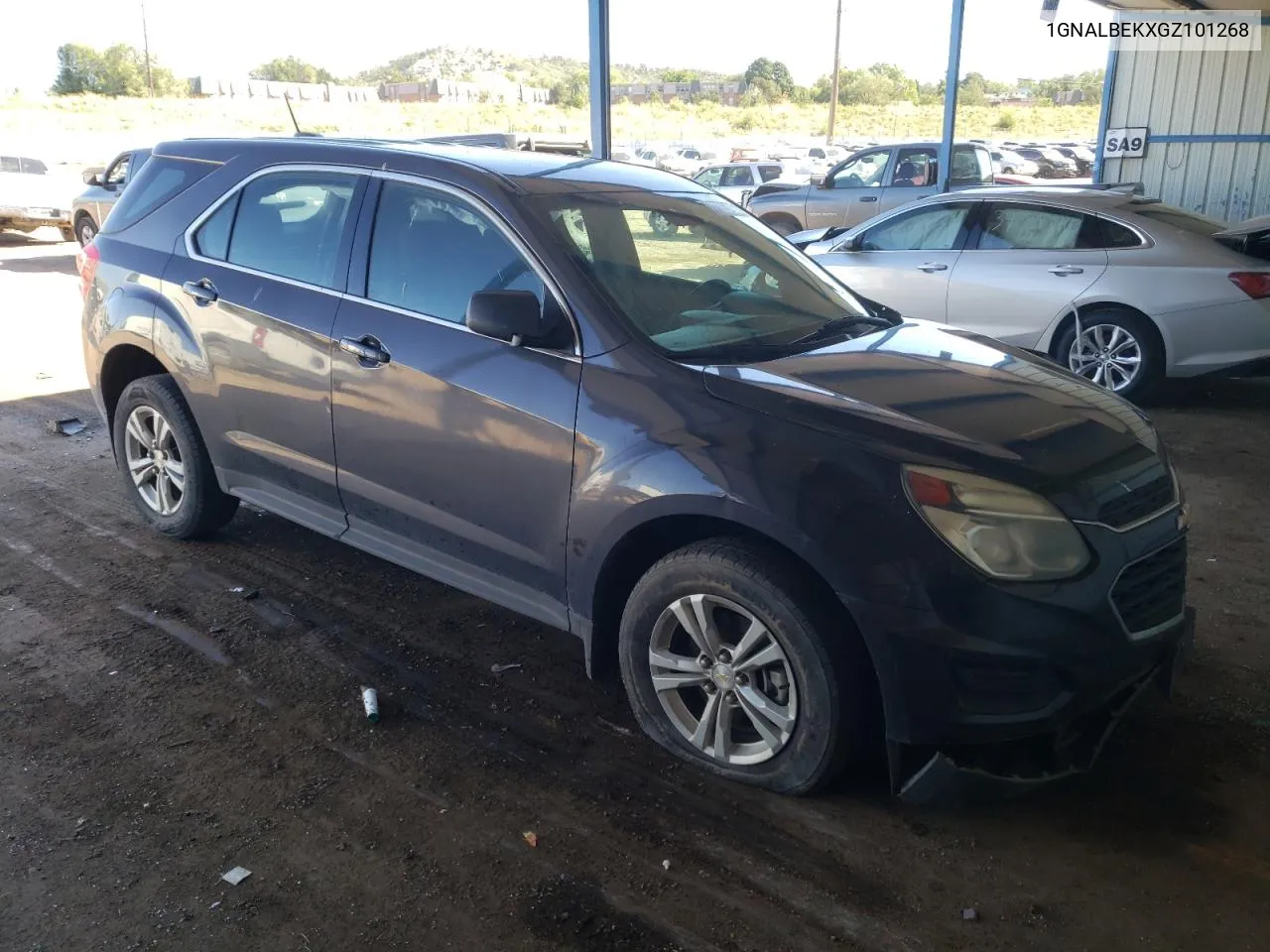 2016 Chevrolet Equinox Ls VIN: 1GNALBEKXGZ101268 Lot: 72365494