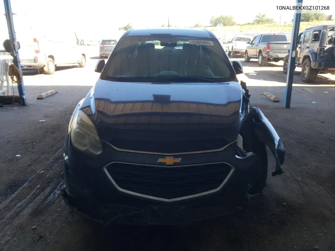 2016 Chevrolet Equinox Ls VIN: 1GNALBEKXGZ101268 Lot: 72365494