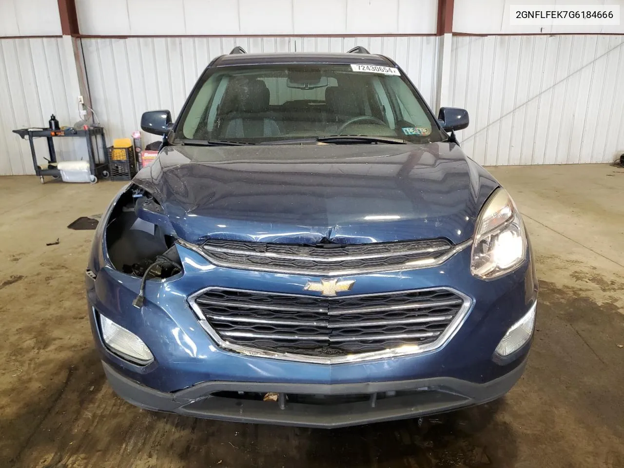 2016 Chevrolet Equinox Lt VIN: 2GNFLFEK7G6184666 Lot: 72430654