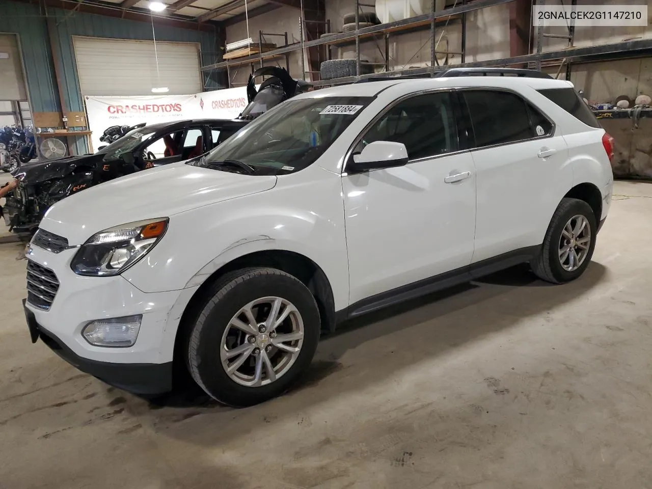 2016 Chevrolet Equinox Lt VIN: 2GNALCEK2G1147210 Lot: 72581884