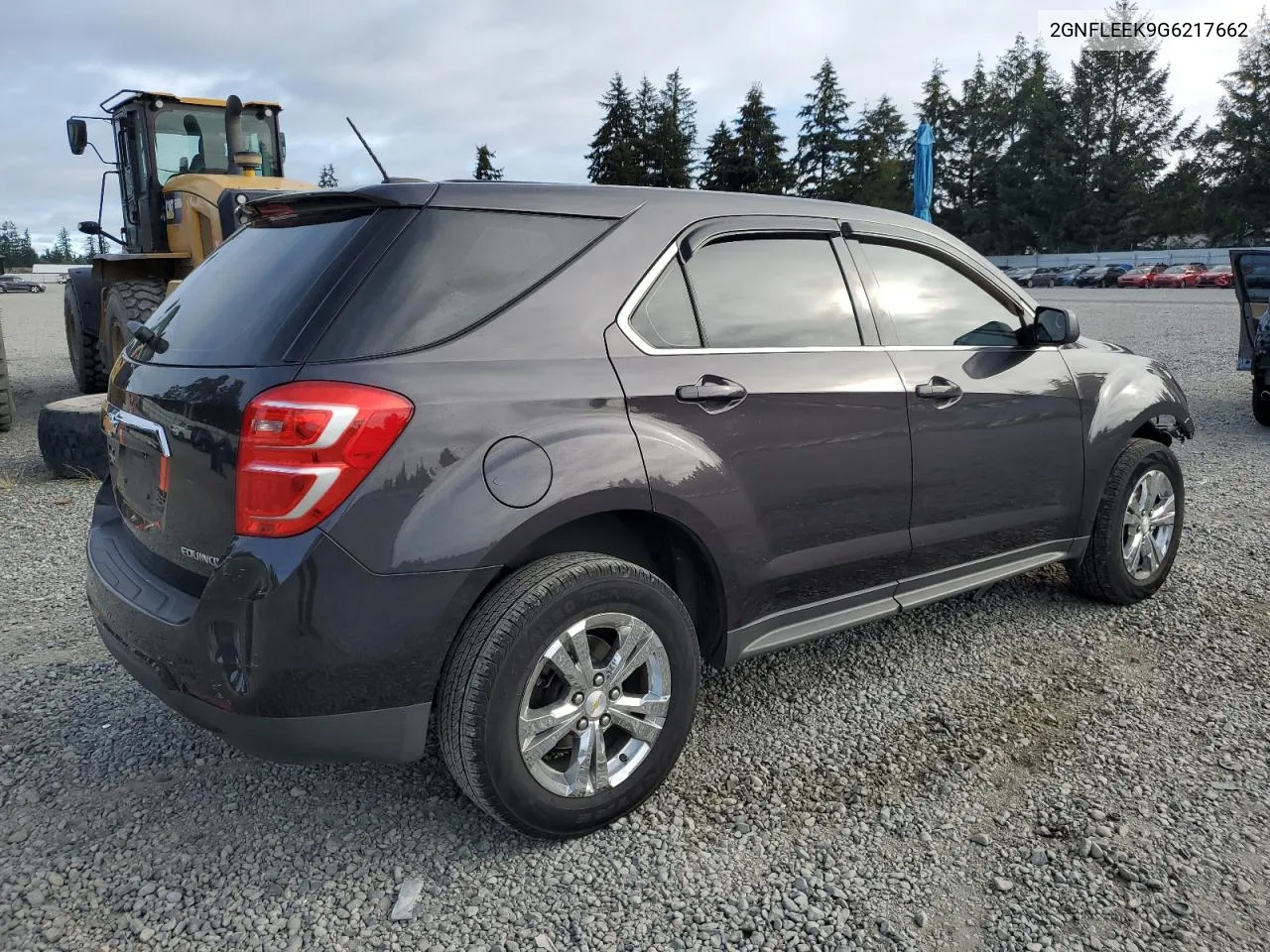 2016 Chevrolet Equinox Ls VIN: 2GNFLEEK9G6217662 Lot: 72686134