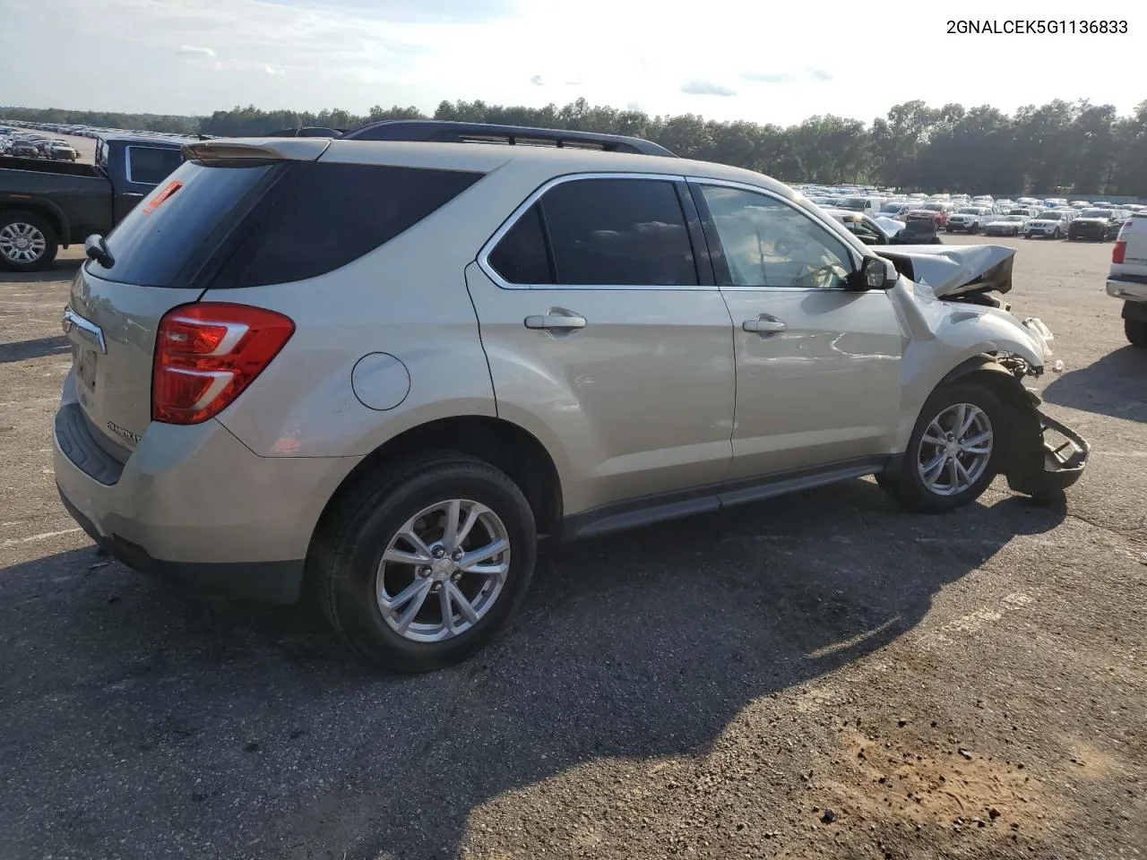 2016 Chevrolet Equinox Lt VIN: 2GNALCEK5G1136833 Lot: 72694884