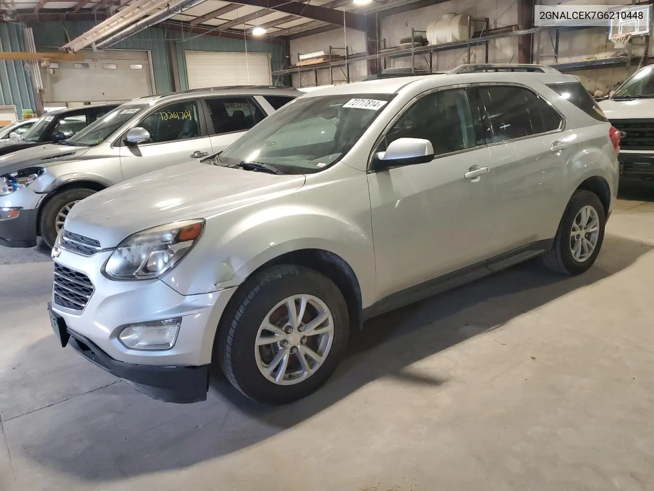 2016 Chevrolet Equinox Lt VIN: 2GNALCEK7G6210448 Lot: 72717814