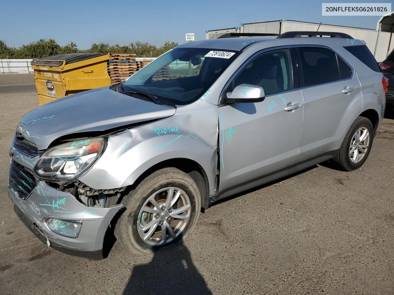 2GNFLFEK5G6261826 2016 Chevrolet Equinox Lt