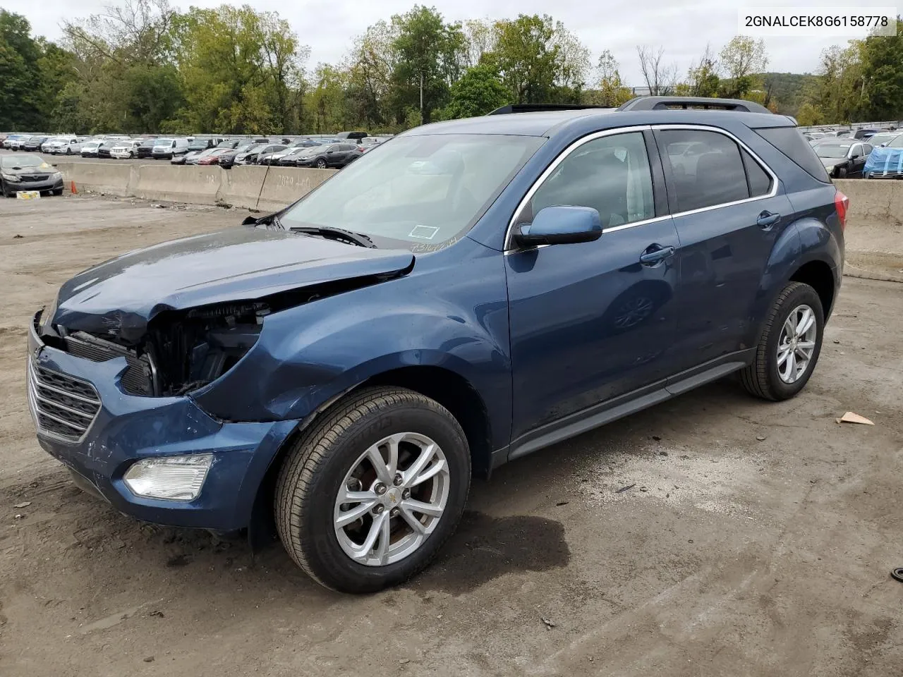 2016 Chevrolet Equinox Lt VIN: 2GNALCEK8G6158778 Lot: 73167204