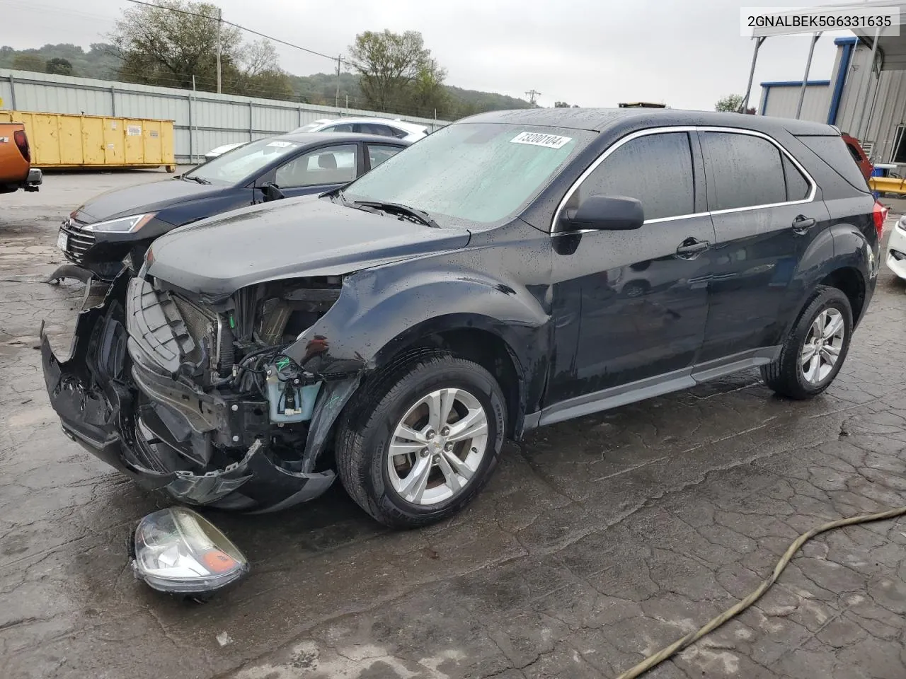 2016 Chevrolet Equinox Ls VIN: 2GNALBEK5G6331635 Lot: 73200104