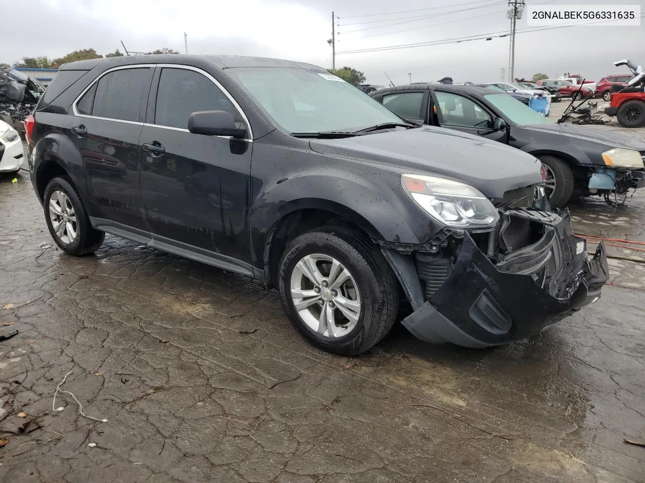 2016 Chevrolet Equinox Ls VIN: 2GNALBEK5G6331635 Lot: 73200104