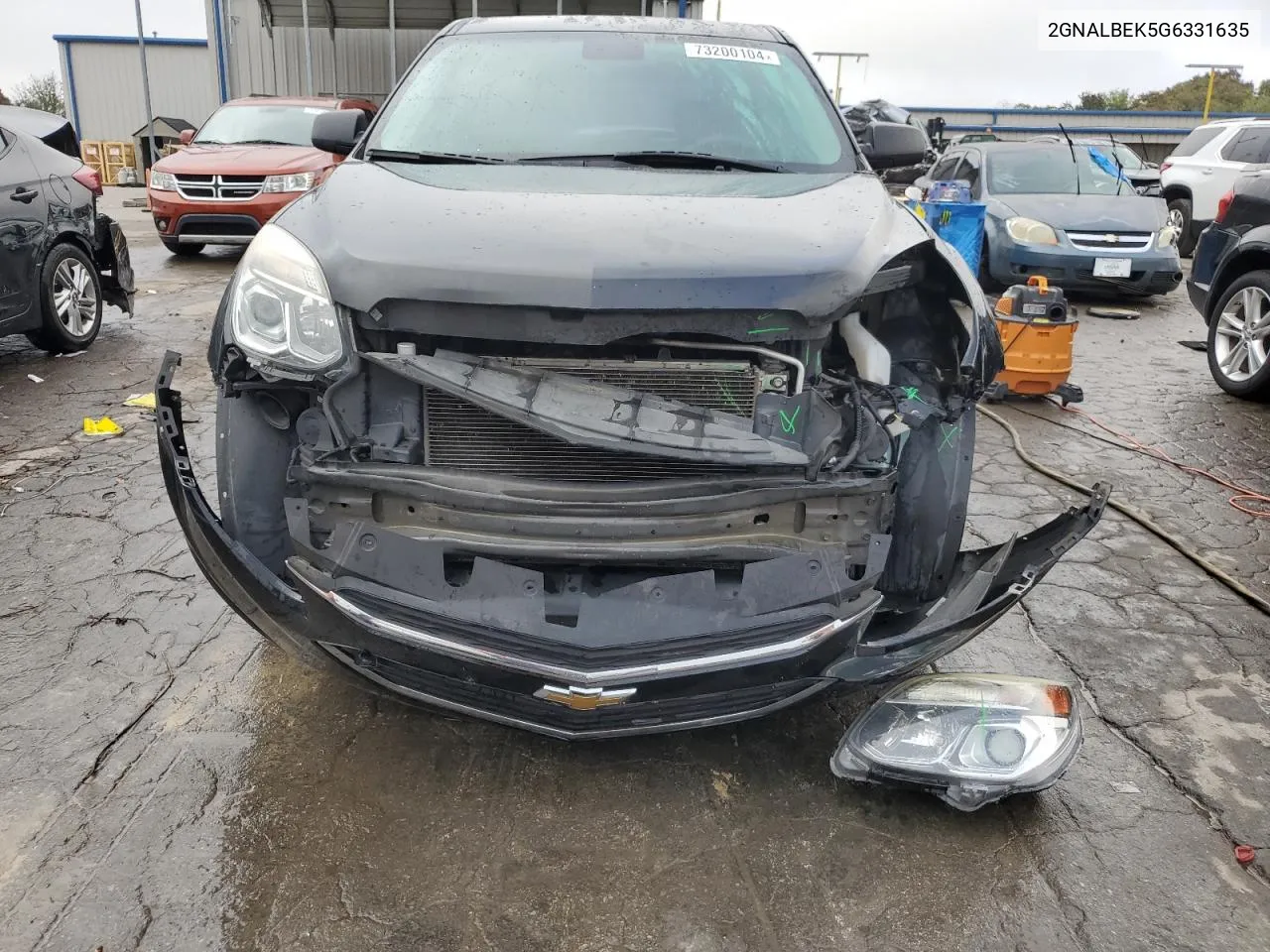 2016 Chevrolet Equinox Ls VIN: 2GNALBEK5G6331635 Lot: 73200104