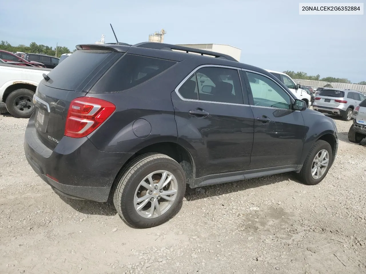 2016 Chevrolet Equinox Lt VIN: 2GNALCEK2G6352884 Lot: 73300484