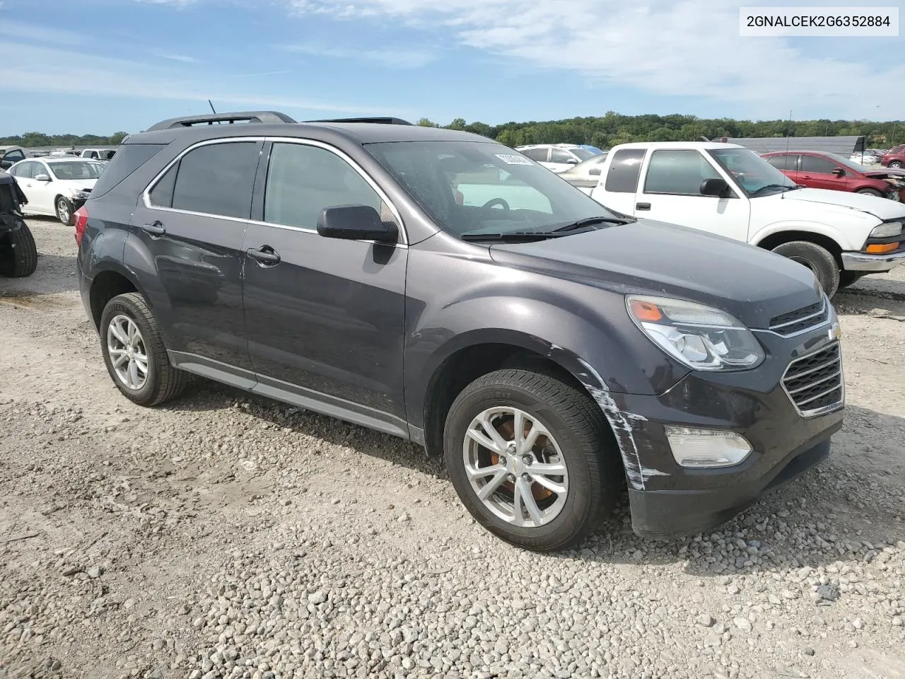 2016 Chevrolet Equinox Lt VIN: 2GNALCEK2G6352884 Lot: 73300484