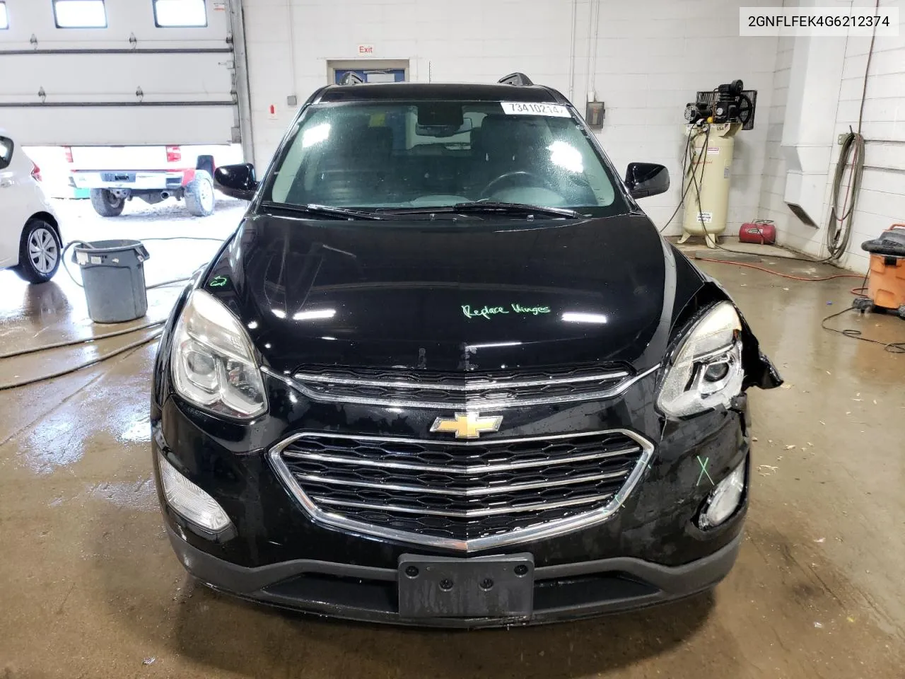 2016 Chevrolet Equinox Lt VIN: 2GNFLFEK4G6212374 Lot: 73410214