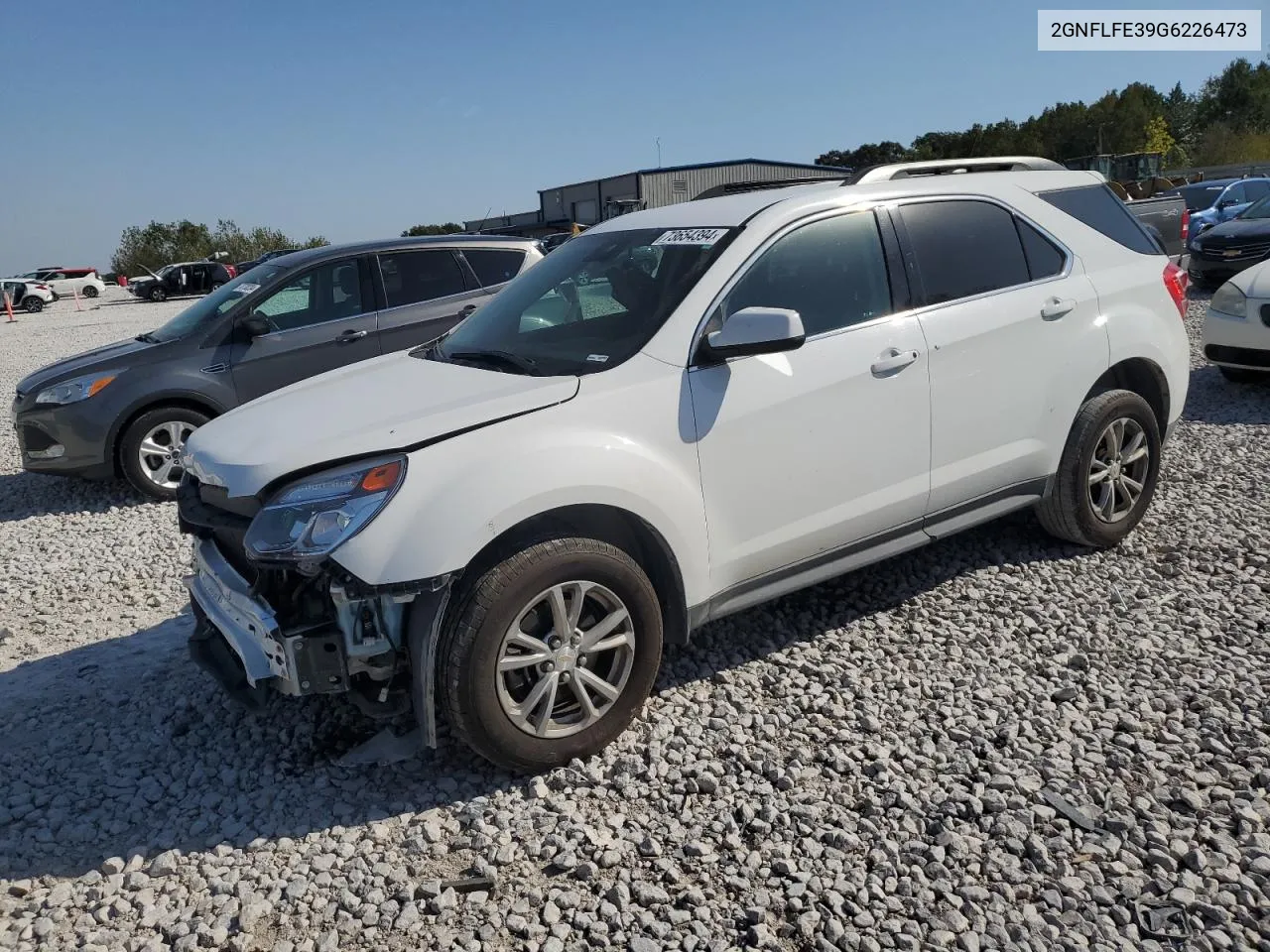 2016 Chevrolet Equinox Lt VIN: 2GNFLFE39G6226473 Lot: 73654394