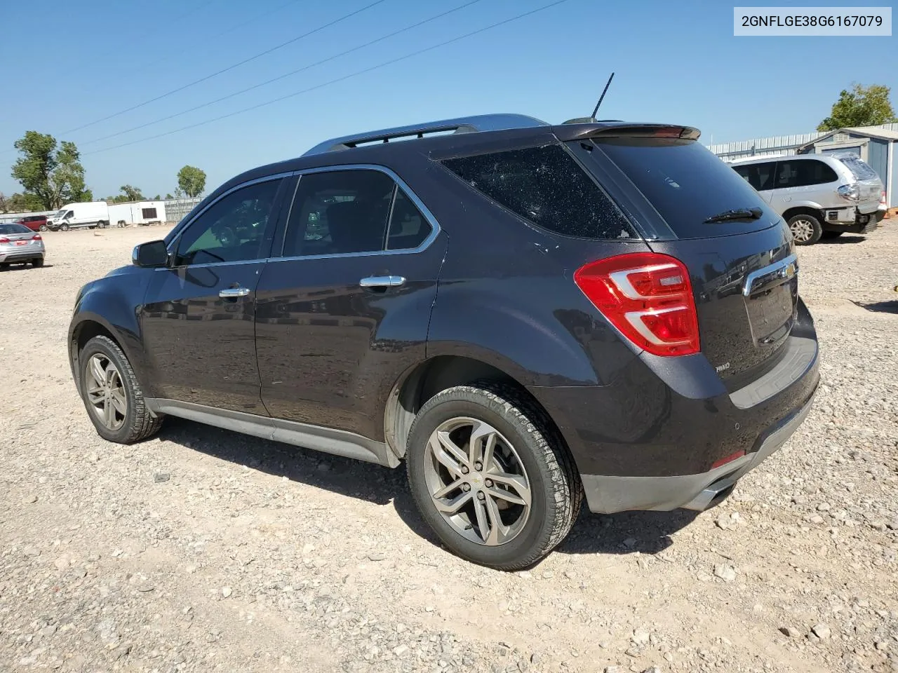 2016 Chevrolet Equinox Ltz VIN: 2GNFLGE38G6167079 Lot: 73852574