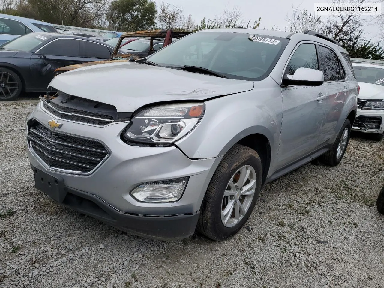 2016 Chevrolet Equinox Lt VIN: 2GNALCEK8G1162214 Lot: 74201204