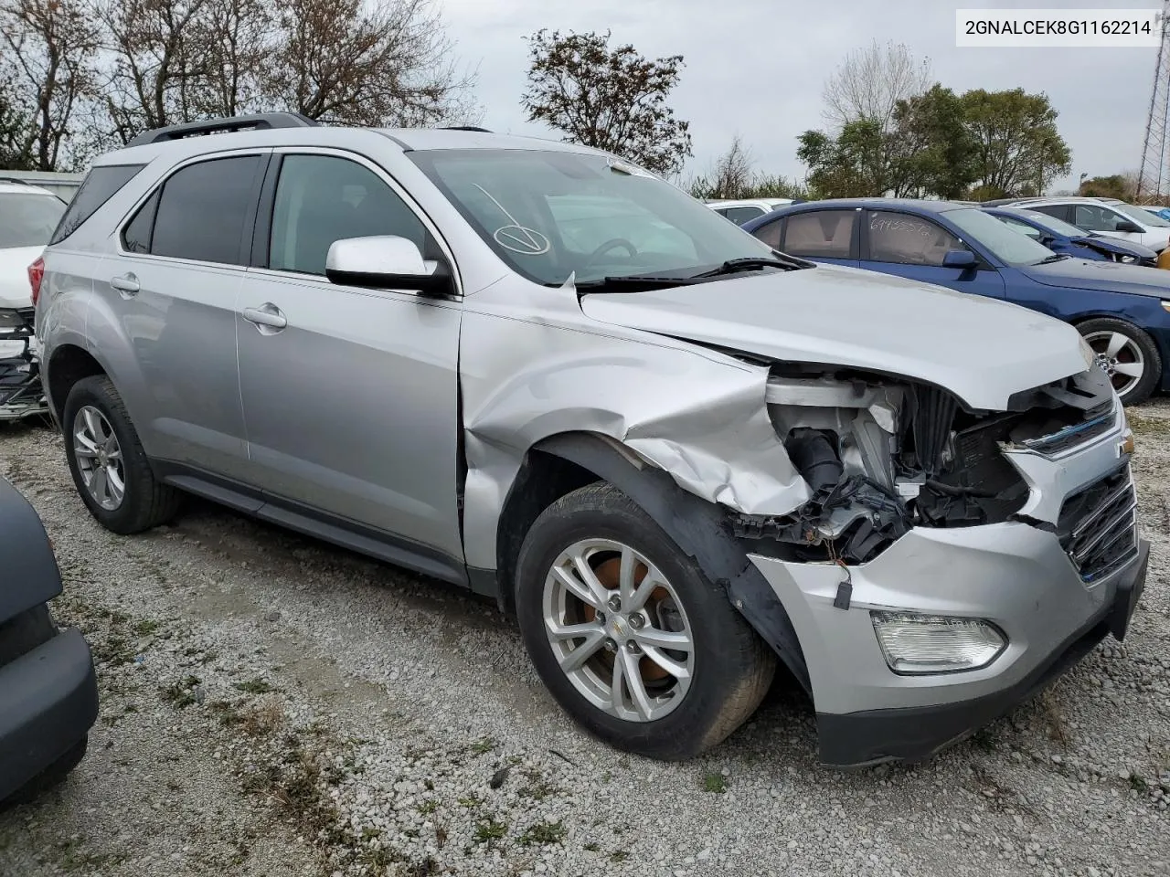 2016 Chevrolet Equinox Lt VIN: 2GNALCEK8G1162214 Lot: 74201204